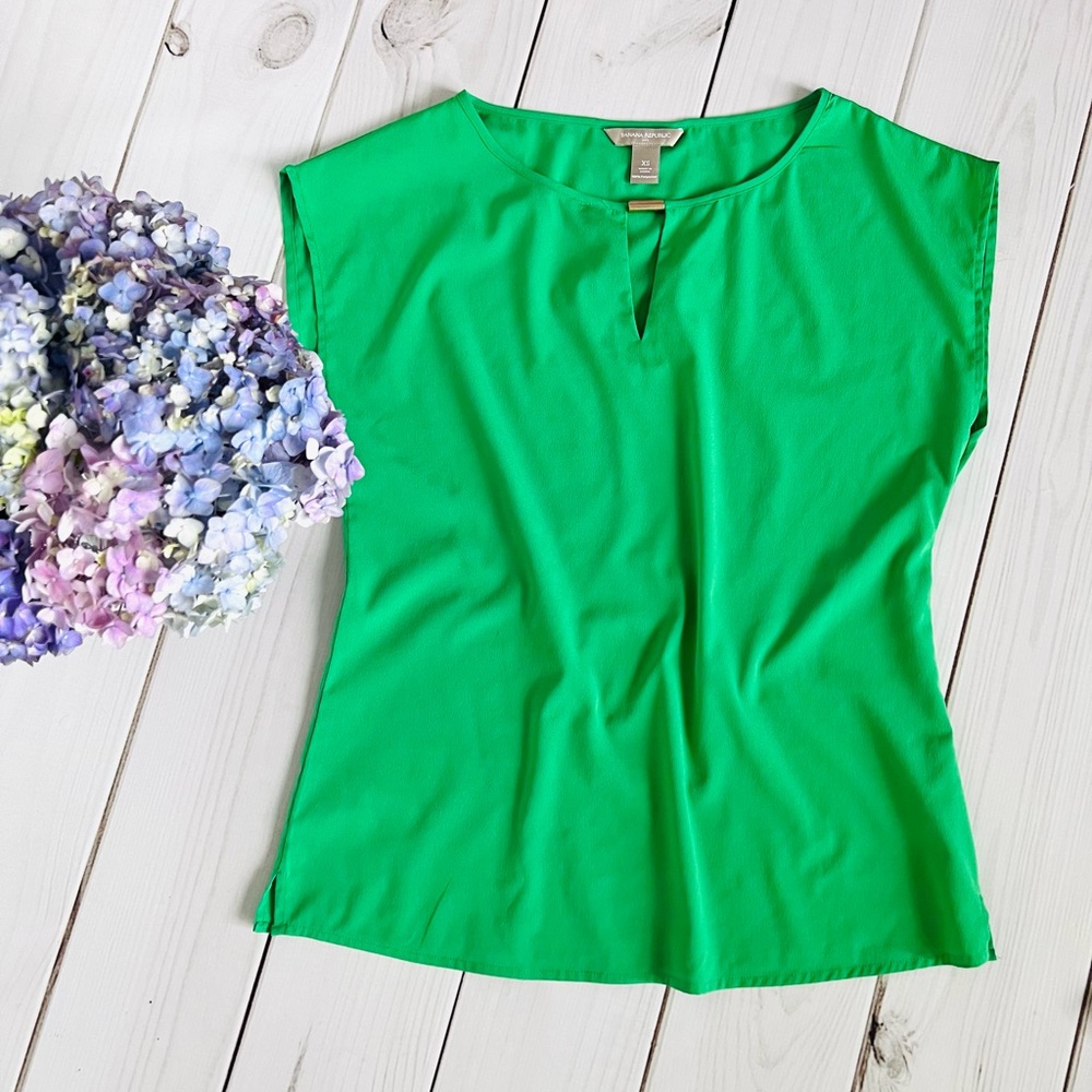 Banana Republic Green Blouse